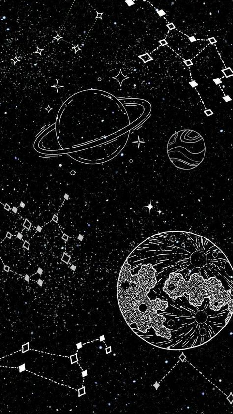 Wallpapers Space Aesthetic, Dark Aestethic Wallpaper, Preppy Wallpaper For Iphone, Black Space Wallpaper, Lunar Wallpaper, Astronomy Wallpaper, Epic Wallpaper, Iphone Wallpaper Stars, الفن الرقمي