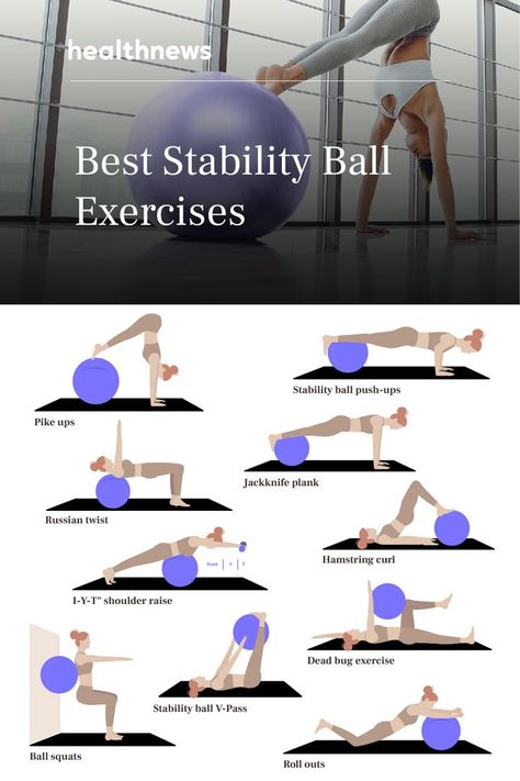 Balance Ball Core Exercises, Pilates Stability Ball Exercises, Balance Ball Exercises Beginner, Stability Ball Exercises For Seniors, Balance And Stability Exercises, Core Ball Exercises, Stability Ball Exercises Core, Fitness Ball Exercises, Exercise Ball Stretches