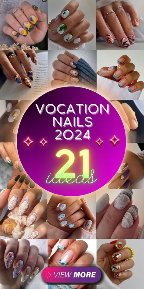 Heading for a beachfront vacation in the sunny state of Florida or the stunning Caribbean? Embrace the spirit of summer with your vocation nails in 2024. Opt for bold and bright colors like hot pink, sunny yellow, and azure blue to mirror the lively atmosphere of your beach destination. These nails will be the ideal accessory for your beach adventures, adding a playful touch to your overall look. Caribbean Nails, Summer Nail Color Ideas, Summer Nail Color, Trendy Nail Polish, Nail Color Ideas, Fun Nail Colors, Nail Color Trends, Blue Tips, Vacation Nails