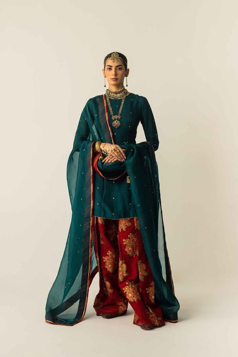 Zara Shahjahan Bridal, Zara Shahjahan, Zardozi Work, Desi Wedding Dresses, Pakistani Fancy Dresses, Salwar Kamiz, Desi Clothes, Traditional Indian Outfits, Silk Bottoms