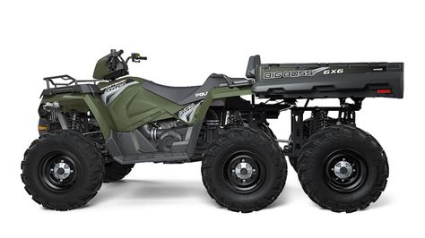 2017 Sportsman® 6x6 BIG BOSS 570 EPS ATV | Polaris Youth Atv, Atv Attachments, Four Wheeler, Amphibious Vehicle, Polaris Atv, 4 Wheelers, Atv Accessories, Polaris Sportsman, 4 Wheeler