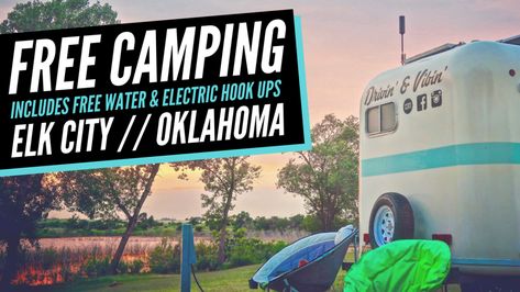 Oklahoma Camping, Elk City Oklahoma, Budget Camping, Oklahoma Vacation, Family Glamping, Lake Camping, Trailer Life, Red River Gorge, Travel Oklahoma