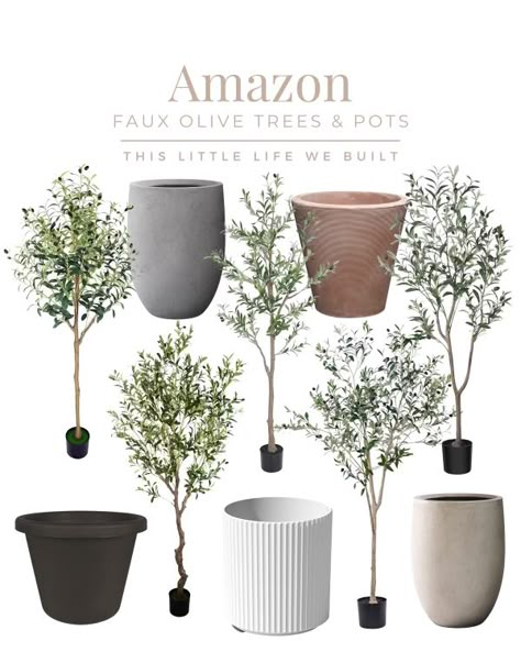 Amazon find, Amazon favorites, Amazon deals, Amazon sale, Amazon furniture, Amazon Home, Amazon decor, Amazon home decor, Amazon style Follow my shop @thislittlelifewebuilt on the @shop.LTK app to shop this post and get my exclusive app-only content! #liketkit #LTKhome #LTKSeasonal @shop.ltk https://liketk.it/49hKN Fake Potted Plants Indoor, Indoor Tree Pots Planters, Best Faux Trees Amazon, Indoor Tree Pot, Tree Pots Indoor, Faux House Plants, Amazon Olive Tree, Best Faux Plants On Amazon, Amazon Finds Home Decor