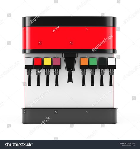 Soda Soft Drink Dispenser Mockup with Free Space For Your Design on a white background. 3d Rendering #Ad , #AFFILIATE, #Dispenser#Mockup#Drink#Soda Soda Machine, Baked Steak, Soda Machines, Background 3d, Drink Dispenser, Free Space, Soft Drinks, Free Mockup, 3d Rendering