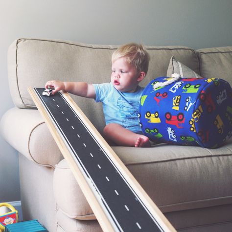 I get more questions about this little homemade car ramp than almost anything else on Snapchat! When Justin and I were in California earlier this year, my parents flew down to stay with the boys at… Diy Car Ramps, Car Ramp, The Small Things Blog, Diy Paper Art, Small Things Blog, Car Ramps, The Small Things, Diy Car, Small Things