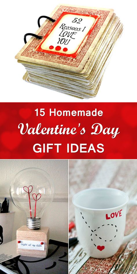 15 Homemade Valentine's Day Gift Ideas Homemade Valentines Gifts For Him, Diy Valentines Gifts For Him, Diy Floating Deck, Homemade Valentines Gift, Handmade Valentine Gifts, Valentine Gifts For Him, Gift Bags For Boyfriend, Saint Valentin Diy, Quotes Valentines Day