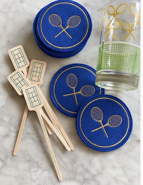 Tennis Table Decorations, Tennis Themed Bachelorette Party, Tennis Bachelorette Party, Country Club Theme Party, Pickleball Bachelorette, Country Club Party, Tennis Themed Party, Tennis Bachelorette, Country Club Bachelorette