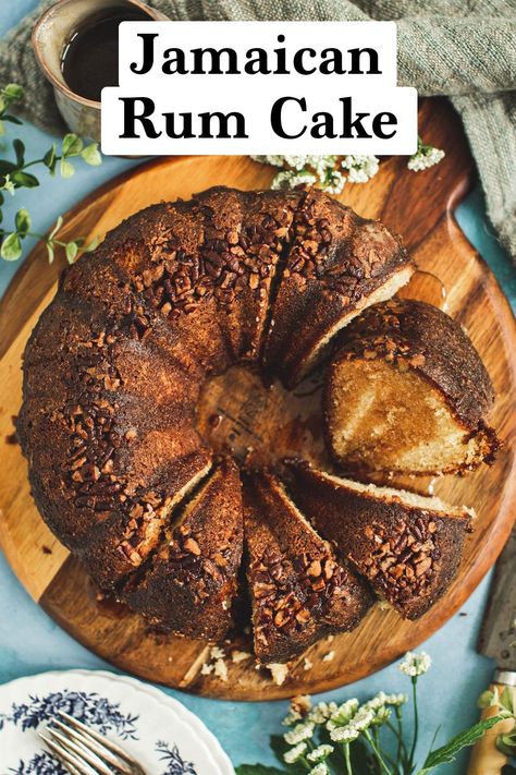 Cakes With Liquor, Cake Recipe Without Eggs, Rum Cake From Scratch, Alcohol Cakes, Cake Recipes Strawberry, Rum Syrup, Jamaican Rum Cake, Jamaican Desserts, 2023 Cookies