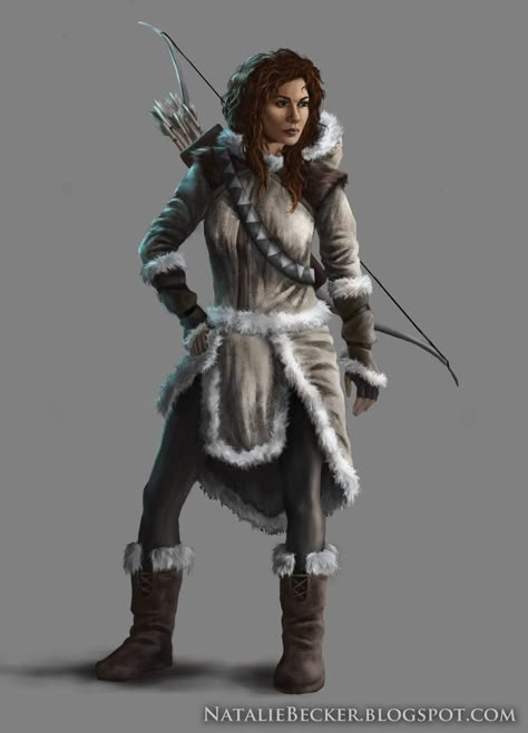 Archer Characters, Longbow, Female Character Concept, Bow And Arrow, Dungeons And Dragons Characters, Fantasy Warrior, Arte Fantasy, Fantasy Rpg, Fantasy Inspiration