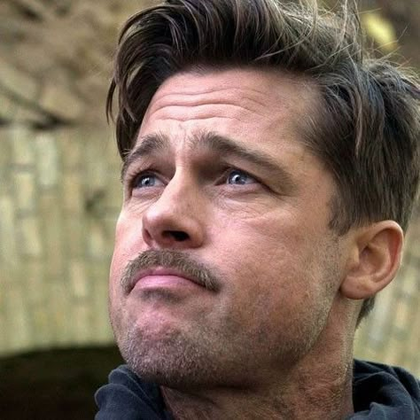 Brad Pitt Fury Haircut, Fury Haircut, Aldo Raine, Brad Pitt Fury, Brad Pitt Haircut, Brad Pitt Hair, Brad Pitt Style, Hair Cuts 2017, Mens Haircuts Short Hair