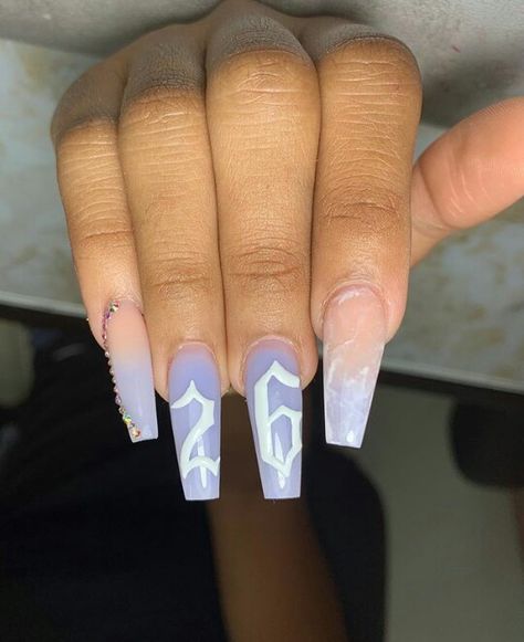 Anuel Aa Nails Design, 22 Birthday Nails, Cholo Nails, 21st Birthday Nails, Estilo Cholo, Clear Acrylic Nails, E Girl Aesthetic, Icy Girl, Drip Nails