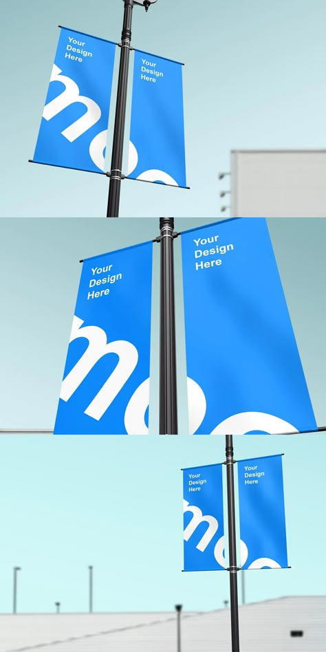 Lamp Post Banner Mockup Lamp Post Banner Design, Light Pole Banner Design, Lamp Post Banner, Pull Up Banner Design, Pole Banners, Standee Design, Street Banners, Exhibition Display Design, Pole Lamps