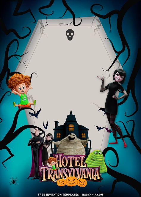 Festa Hotel Transylvania, Hotel Transylvania Birthday, Hotel Transylvania Party, Mavis Hotel Transylvania, Mixed Pictures, Free Printable Invitations Templates, Concert Poster Design, Succulent Gardens, Free Printable Birthday Invitations