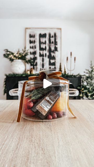 738K views · 30K likes | Jen Alvarez • Home Decor on Instagram: "Stovetop potpourri gift idea 🎁  comment “hostess” to get the link to shop this post straight to your inbox 🤍

This gift idea would be so cute as a hostess gift this holiday season or as a sweet housewarming gift. 
here’s what I used:
+ $25 glass pot
+ orange, small apples, rosemary, cranberries, vanilla, cinnamon and anise 
+ velvet ribbon and printable tag 

Shop this post in my bio on my @shop.LTK // link in bio https://liketk.it/4mOsF

#Itkgiftguide #Itkgiftspo #Itkhome #Itkholiday
#Itkunder50 #hostessgift #christmasdecor #holidaydecor #christmaspartyideas #holidayhostess #holiday #liketkit#amazonfinds #amazonmusthaves #amazonhome #kitchendecor #kitchenfinds #giftideas #itkunder100" Stovetop Potpourri Gift, Potpourri Gift, Glass Pot, Stovetop Potpourri, Velvet Ribbon, Potpourri, Stove Top, Hostess Gifts, Gift Giving