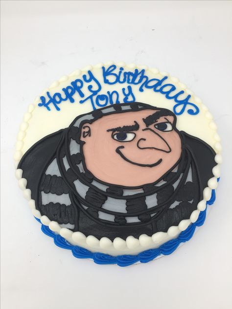 Gru Cake Gru Birthday Cake, Gru Cake, Ugly Cakes, 16 Birthday Cake, Mini Cakes Birthday, Weird Stuff, 16th Birthday, Mini Cakes, Its My Birthday