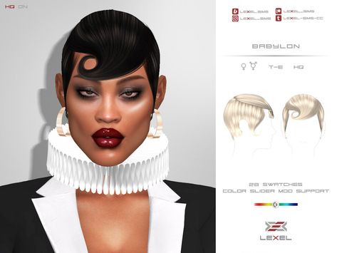 Mod For Sims 4, Hairstyle Female, 20s Hair, 70 Hairstyles, Female Sims, Finger Wave Hair, Natural Dreads, 1920s Hair, Teased Hair