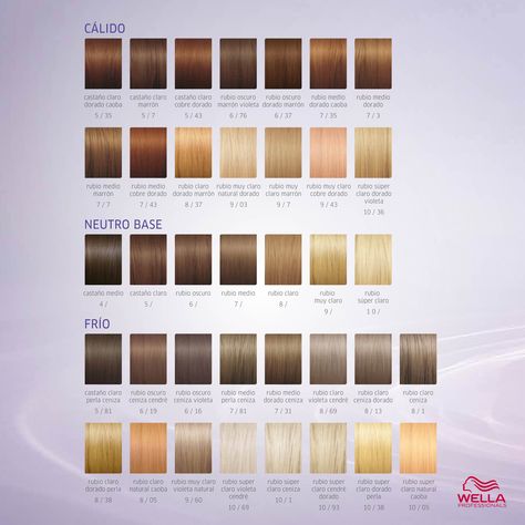 Wella Colour Chart, Wella Hair Color Chart, Neutral Brown Hair Color, Neutral Brown Hair, Mixing Hair Color, Wella Illumina Color, Brown Hair Color Chart, Wella Illumina, Hair Color Guide