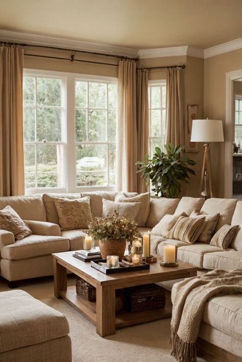 Step into the inviting world of beige comfort with practical tips for infusing warmth into your living room. Join us in creating a cozy sanctuary with timeless style.
#ad  


#home
#wallpaint2024
 #color2024
 #DIYpainting
 ##DIYhomedecor
 #Fixhome Stylish Living Room Ideas, Cozy Scandinavian, Living Room Beige, Beige Comforter, House Interior Living Room, Accent Wall Colors, Beige Living Rooms, Elegant Interior Design, Interior Living Room