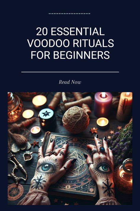 Discover 20 essential practices in Voodoo rituals that can enhance your understanding of this fascinating spiritual tradition. Perfect for beginners, these rituals provide insights into the sacred rites, spells, and enchanting practices that define Voodoo. Learn how to connect with the spirit world, create powerful potions, and use cultural symbols for blessings, protection, and spiritual awakening. Each practice is steeped in history and guided by authentic teachings, making it an enriching experience for anyone interested in new spiritual paths. Witchcraft Movie, Voodoo Rituals, Spells And Potions, Powerful Spells, Traditional Witchcraft, Reading For Beginners, Folk Magic, African Traditions, African Spirituality