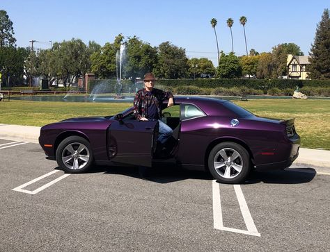 Purple Challenger Dodge, Purple Challenger, Doge Challenger, Icon Photos, Purple Car, Dodge Challenger Srt, Street Racing Cars, Smart Car, Street Racing