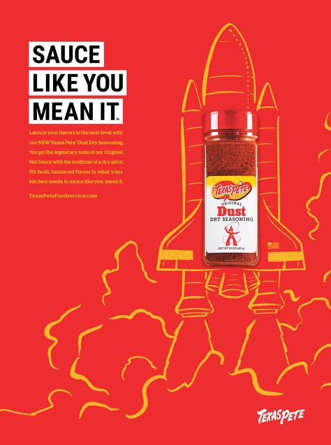 Texas Pete, Ad Of The World, Creative Advertising Campaign, Publicidad Creativa, Ads Of The World, Food Graphic Design, Food Ads, Creative Poster Design, Creative Posters