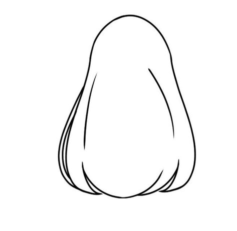 Messy Gacha Club Hair, Gacha Hair Base Bangs, Gacha Back Hair Base, Hair Drawing From Behind, Gacha Bangs Base, Curtsy Pose Reference Drawing, Hair Simple Drawing, Gacha Base Hair, Gacha Life Hair Base