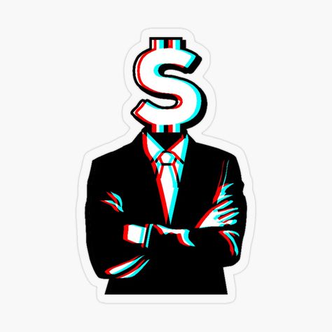 Get my art printed on awesome products. Support me at Redbubble #RBandME: https://www.redbubble.com/i/sticker/Rich-Man-Dollar-Money-Designs-by-SeventhGate/78974768.O9UDB?asc=u Rich Stickers, Money Design, Rich Man, Aesthetic Stickers, Inspirational Words, My Art, Awesome Products, Magnets, Money