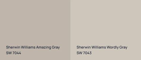 Sherwin Williams Amazing Gray SW 7044: 33 real home pictures Sw Amazing Gray Cabinets, Sherwin Williams Amazing Gray Exterior, Amazing Gray Exterior, Amazing Gray Sherwin Williams, Sw Amazing Gray, Amazing Gray Paint, Wordly Gray, Sherwin Williams Amazing Gray, Amazing Gray