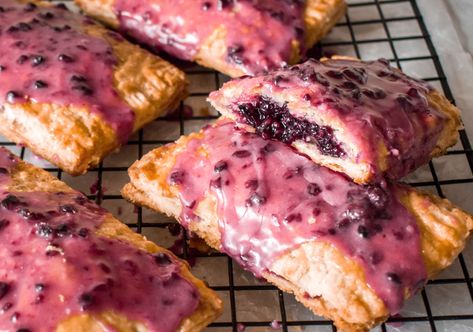 Bourbon  Blackberry Pop-Tarts - The Bourbon Review Apple Bacon Jam Pop Tart, Blackberry Pop Tarts, Blackberry Poptarts, Recipes With Jam In Them, Blackberry Baking, Blackberry Pastry, Homemade Poptart, Summer Baked Goods, Homemade Poptarts