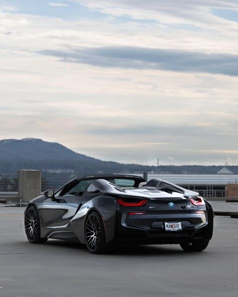 BMW i8 Roadster black Bmw I8 Black, Bmw I8 Roadster, I8 Roadster, Royce Car, Roadster Car, Tokyo Drift Cars, Bmw I, Bmw Wallpapers, Aesthetic Cool