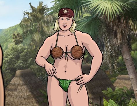 Pam Poovey Archer Danger Island Archer Pam, Archer Show, Archer Cartoon, Pam Poovey, Pirate Island, Hindi Books, Royal Couple, A Mansion, King And Queen