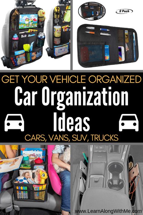 Car Organization Ideas, Vehicle Maintenance Log, Truck Organization, Car Organization Diy, Car Organization, Mom Car, Car Wrap Design, Rescue Vehicles, Car Cleaning Hacks