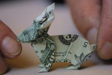 money rabbit Nails Games, Origami Idea, Money Origami Tutorial, Tooth Fairy Money, Origami Rabbit, Origami Car, Origami Star Box, Folding Money, Dollar Origami