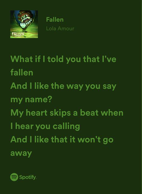 Fallen Lola Amour, Say My Name, You Call, Songs, Quick Saves