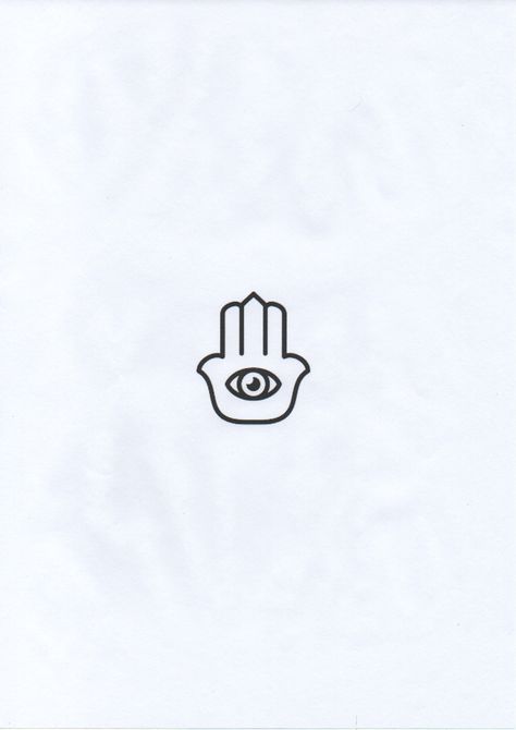 Mini Hamsa Tattoo, Minimalist Hamsa Tattoo, Tiny Hamsa Tattoo, Hamsa Tattoo Simple, Greek Eye Tattoo, Hasma Tattoo, Small Hamsa Tattoo, Unique Tattoos With Meaning, Hamsa Tattoo Design