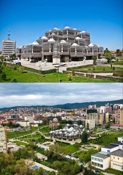 National Library of Kosovo - Pristina Pristina Kosovo, National Library, Dream Destinations, Serbia, Places To Visit