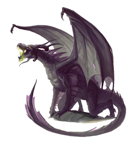 Ancient Black Dragon - Pathfinder PFRPG DND D&D 3.5 5E 5th ed d20 fantasy Black Dragon Dnd, Ancient Black Dragon, Pathfinder Monsters, Sunken Temple, Flooded Forest, Monsters Rpg, Dragon Dnd, Humanoid Dragon, Black Dragon Tattoo