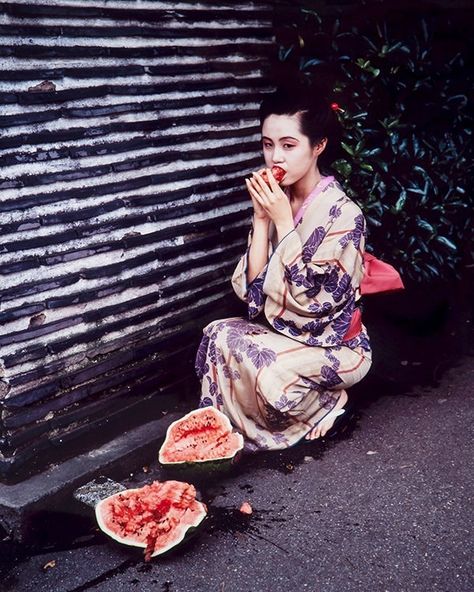 https://flic.kr/p/P6CJ4g | MASTERS OF JAPANESE PHOTOGRAPHY | Nobuyoshi Araki, Colourscapes, 1991 Watermelon Girl, Nobuyoshi Araki, Tokyo Streets, Walker Evans, Japanese Photography, Diane Arbus, Cindy Sherman, Martin Parr, Henri Cartier Bresson