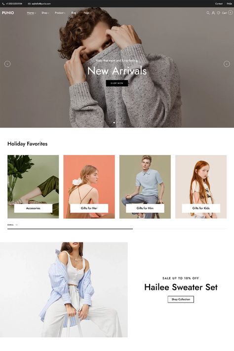 The theme is designed to be an all-in-one solution for WooCommerce, a popular e-commerce plugin for WordPress. This suggests that it is tailored for creating online stores and selling products. Online Store Web Design, Typographie Design, Newsletter Design Inspiration, Fashion Website Design, Ecommerce Web Design, Email Newsletter Design, Ecommerce Template, Ecommerce Web, E Commerce Website