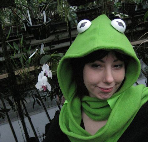 !!!! Kermit Costume, Kermit The Frog Costume, Frog Costume, Frog Crafts, Frog Decor, Rainbow Connection, Muppet Babies, Kermit The Frog, Sock Animals