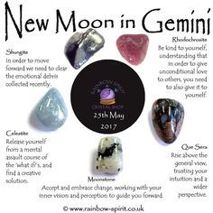 New Moon in Gemini tomorrow- Here's my crystal interpretations for the energies afoot #newmoon #gemini #crystals #crystalhealing #crystalshop #crystalhead #crystallove New Moon Crystals, Gemini Crystals, Witchcraft Grimoire, New Moon In Gemini, Moon In Gemini, Moon Activities, Lunar Energy, Moon Crystals, Crystal Uses