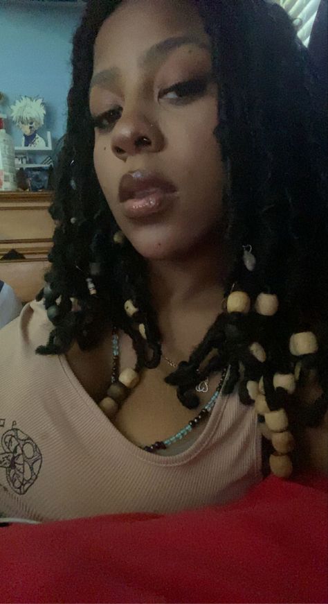 Butterfly 🦋 locs w/ beads Black Doll, Locs, Black Hair, Hair Inspo, Dreadlocks, Long Hair Styles, Hair Styles, Hair, Beauty