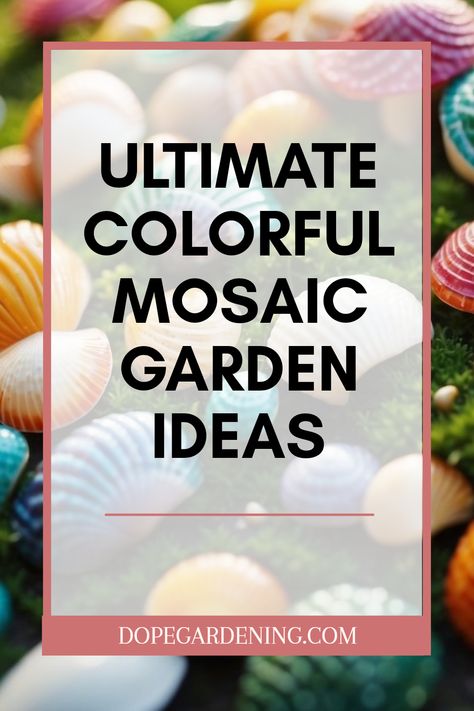 Turn your garden into a colorful paradise with these fun mosaic ideas! Explore ways to create vibrant designs using glass, tiles, and stones. Make shell sculptures that catch the sun and light up your outdoor space. Discover tips to bring in color and creativity. From unique patterns to bold shapes, everything is inspired by nature! Join us in transforming your garden into an artistic bloom of colors. Perfect for beginners looking for easy summer ideas that brighten up their yards! Mosaic Crafts Diy, Garden Mosaic Projects, Easy Mosaic Patterns, Mosaic Artwork Ideas, Mosaic Garden Ideas, Mosaic Designs Pattern, Easy Mosaic, Glass Bird Bath, Mosaic Planters