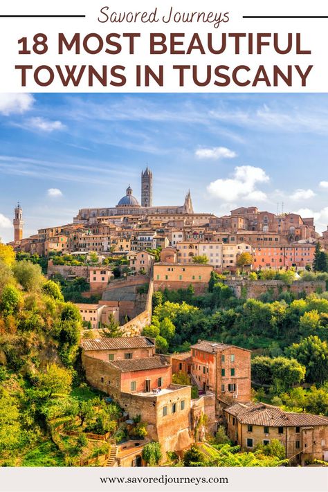 Siena Tuscan Hill Towns, Tuscany Towns, Tuscany Villages, Tuscany Beaches, Tuscan Italy, Italy Villages, Tuscan Village, Cortona Italy, Tuscan Towns