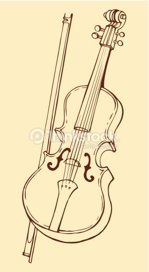 Violin Art Drawing, Violin Drawing, Violin Tattoo, Senior Board, Music Room Art, Musical Instruments Drawing, Drawings For Kids, Violin Art, Automotive Logo Design