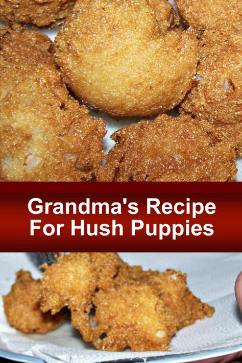 Hush Puppies are a Southern tradition, and go great together with fried fish. Fried fish, hush puppies, baked beans, and potato salad would make for a great meal. I remember my Grandma’s hush puppies were