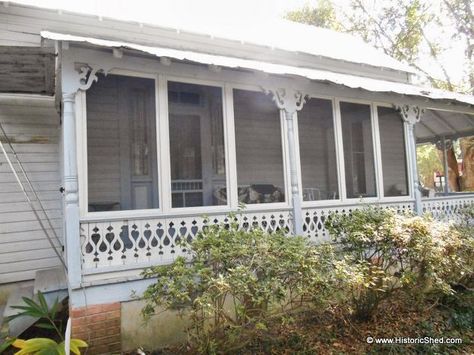 pictures of screened in victorian porches | folk victorian porch enclosure, curb appeal, outdoor living, porches ... Porch Upgrades, Folk Victorian House, Porch Enclosure, Porch Enclosures, Victorian Porch, Victorian Exterior, Folk Victorian, Porch Plans, Enclosed Porches