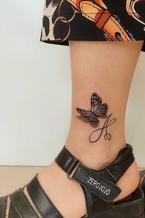 15+ Graceful 3D Butterfly Tattoos | Butterfly tattoos for women, Butterfly ankle tattoos, 3d butterfly tattoo Butterfly Ankle Tattoos, A Butterfly Tattoo, Realistic Butterfly Tattoo, Butterfly Tattoos On Arm, 3d Butterfly Tattoo, Unique Butterfly Tattoos, Butterfly Tattoo On Shoulder, Ankle Tattoos For Women, Anklet Tattoos