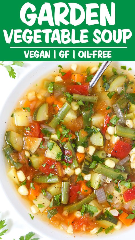 Vegetarian Vegetable Soup, Detox Vegetable Soup, Garden Grazer, Garden Vegetable Soup, Vegan Vegetable Soup, Easy Vegetable Soup, Vegetable Soup Healthy, Veg Soup, Vegetarian Soup Recipes