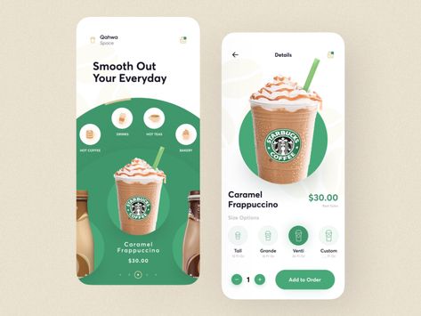 Coffee Shop Mobile App by Sajon for Orix Creative on Dribbble Coffee Shop Mobile, Coffee Shop Website, Creative App Design, Ux Design Principles, Ui Ux 디자인, App Design Layout, Shop Mobile, Desain Ui, Mobile App Design Inspiration